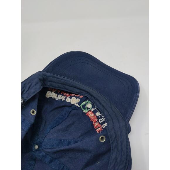 Vintage 1999 Sprint PCS Champions Slideback Hat Blue Embroidered Spell Out Blue - Picture 8 of 9